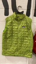 Patagonia Nano Puff Down Vest (Synthetic) L Green