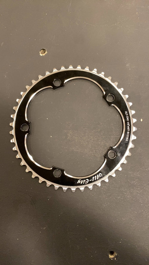 All-City Cycles 314 Messenger Ring Bike Parts (Chainring) 46T Black
