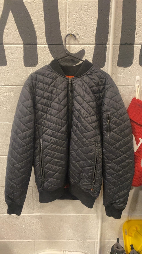 Basin and Range Insulated Bomber Jacket (Synthetic) L Black/Orange