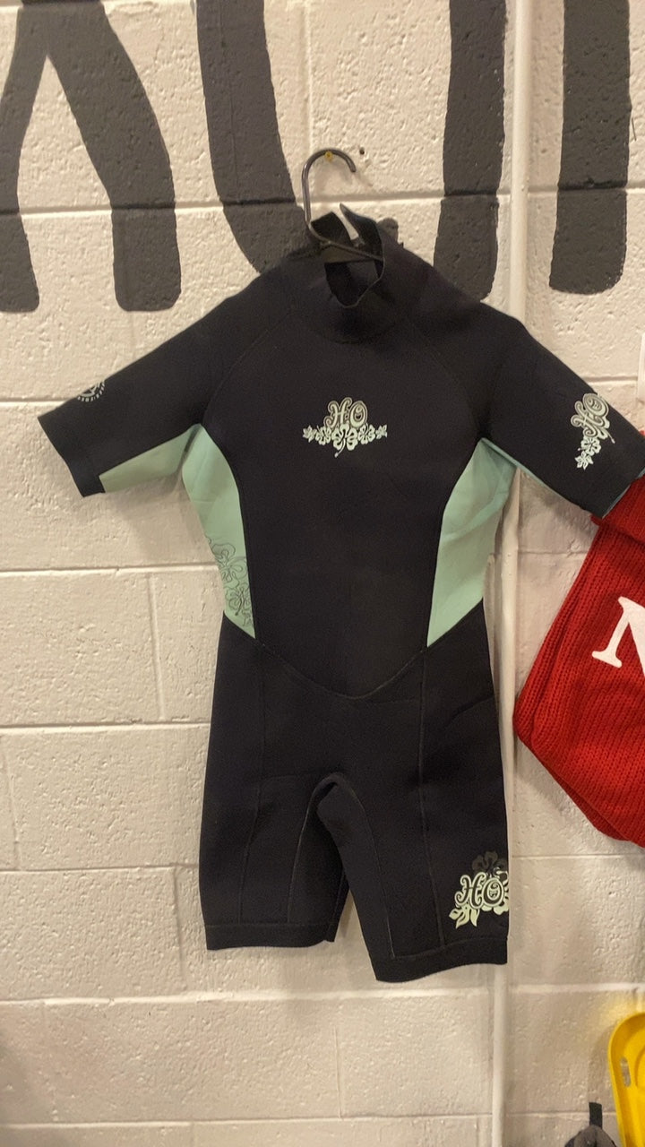 HO Sports Springsuit Wetsuit (Short Sleeve) 8 Black/Blue