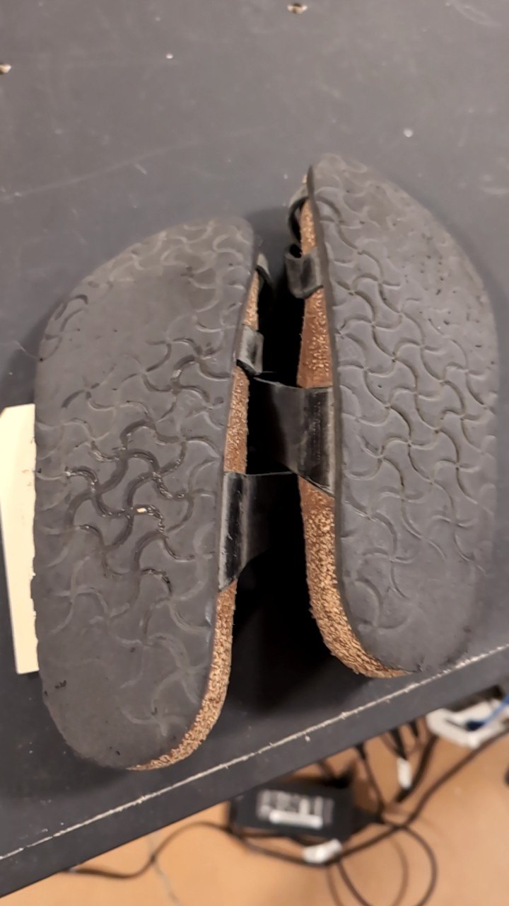 Birkenstocks Sandals 41/8.5 Brown with Toe Loop