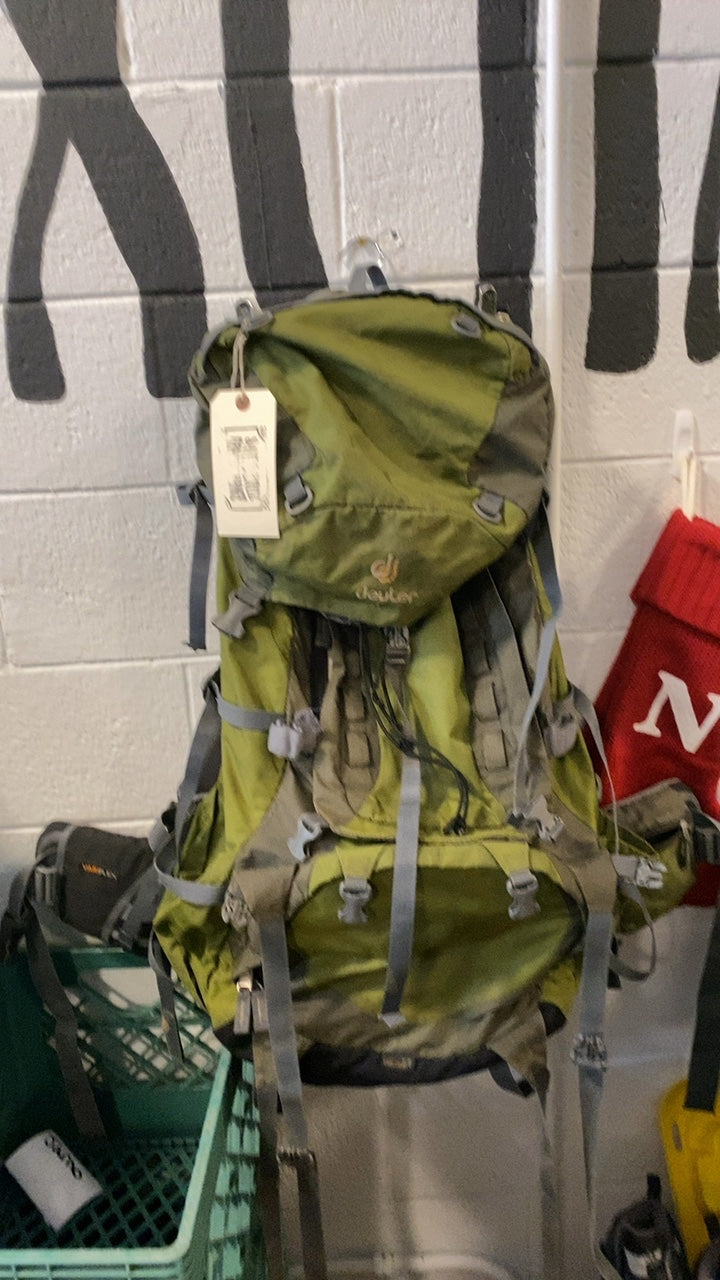 Deuter Aircontact Backpack 75L + 10L Green