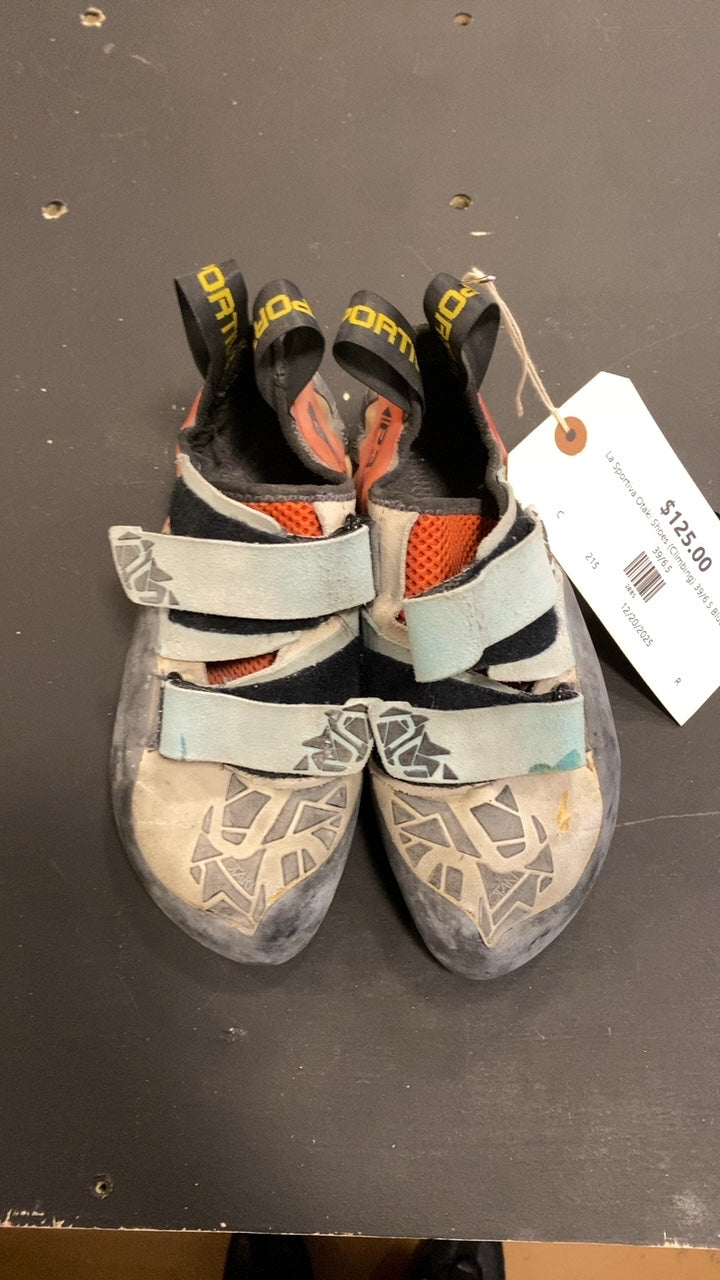 La Sportiva Otaki Shoes (Climbing) 39/6.5 Blue/Red