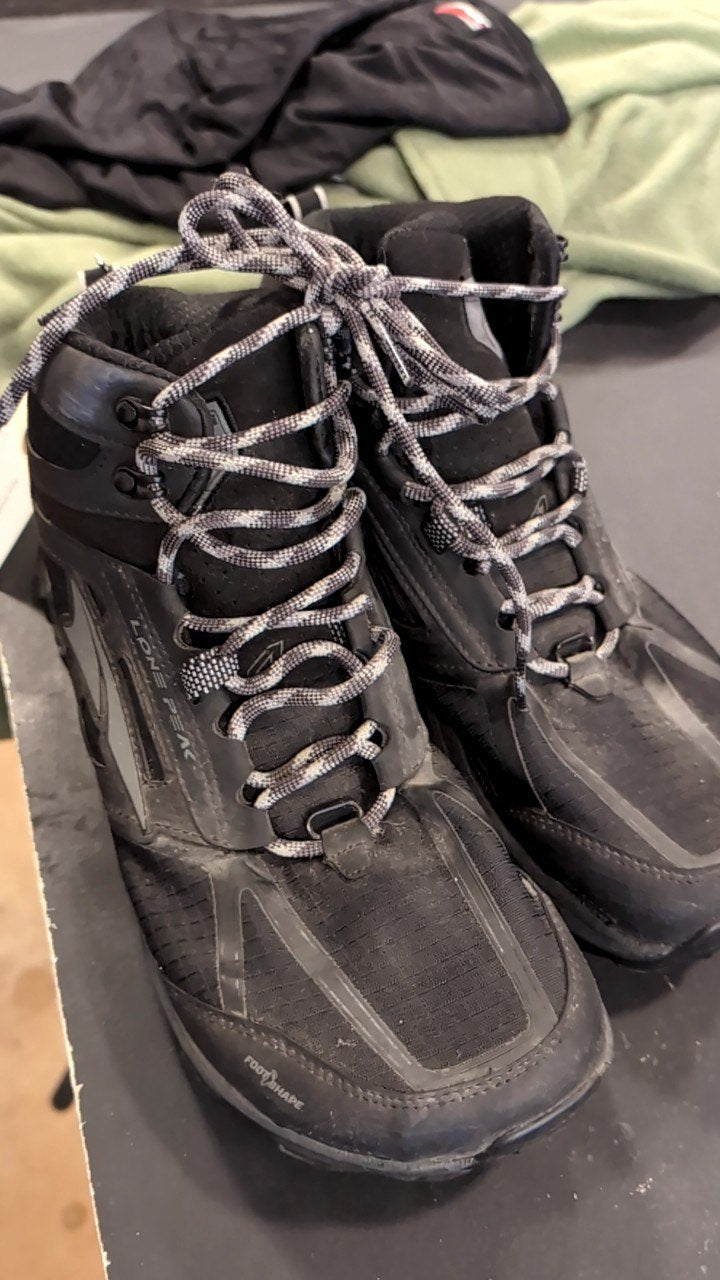 Altra Shoes (Hiking Boots) 12 Black Lone Peak 4