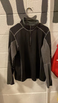 KUHL Revel Fleece Jacket (Quarter-Zip) (No Hood) M Black/Grey