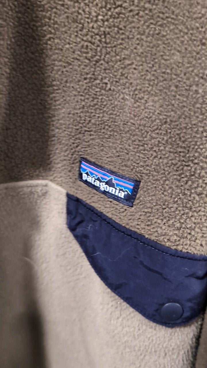 Patagonia Jacket M Green Synchilla Snap-T