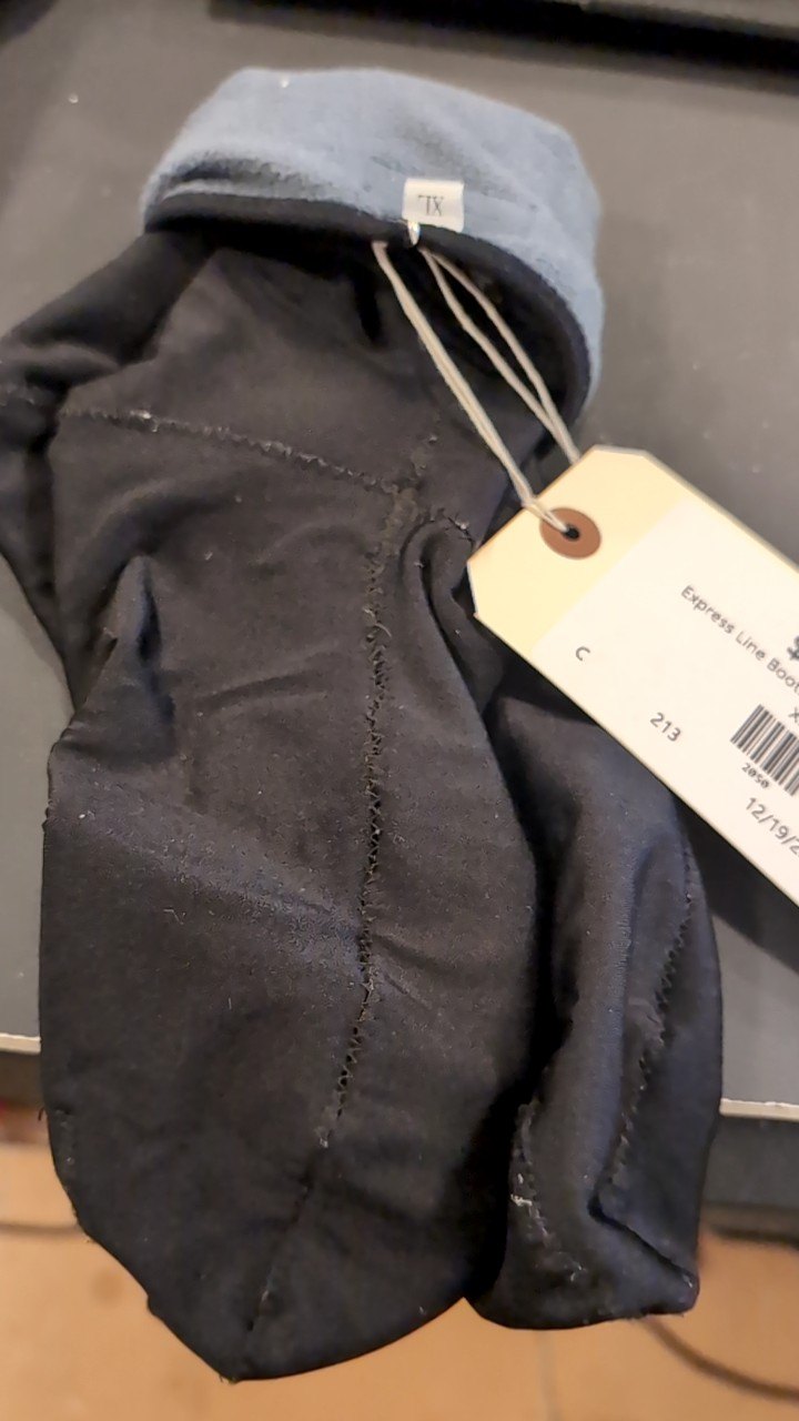 Express Line Booties XL Black Insulated