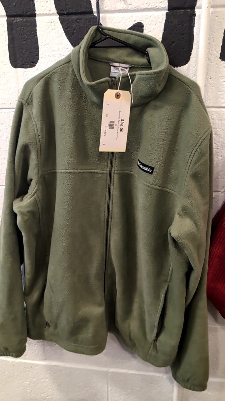 Columbia Fleece Jacket XL Green