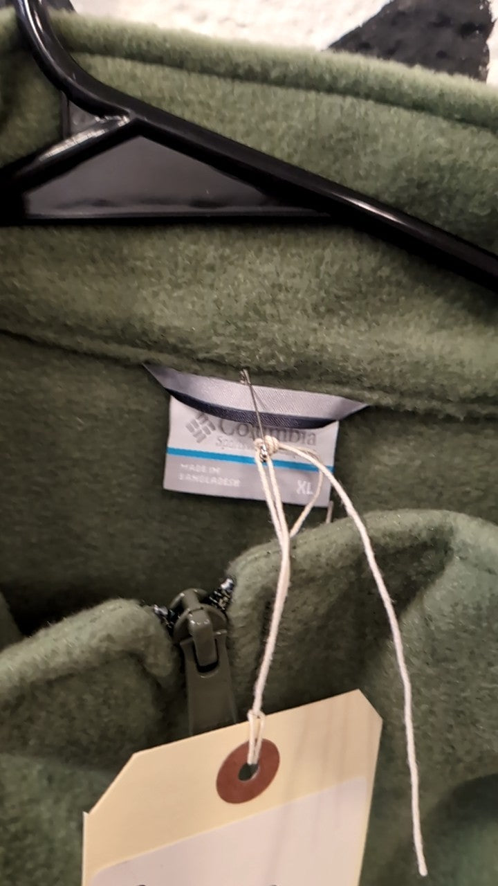 Columbia Fleece Jacket XL Green