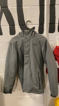 The North Face Fleece Lined Jacket Insulated (Synthetic) (Full Zip) (No Hood) S Grey