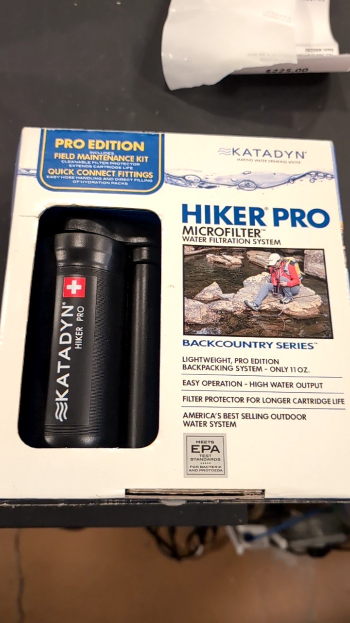 Katadyn Water Filter Hiker Pro Microfilter