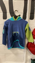Lizzie Shirt Fleece Jacket (Hood) Youth 6/7 Multi-Color