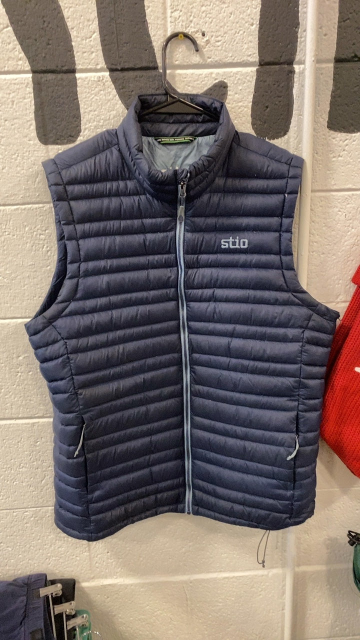 Stio Pinion Down Vest M Blue