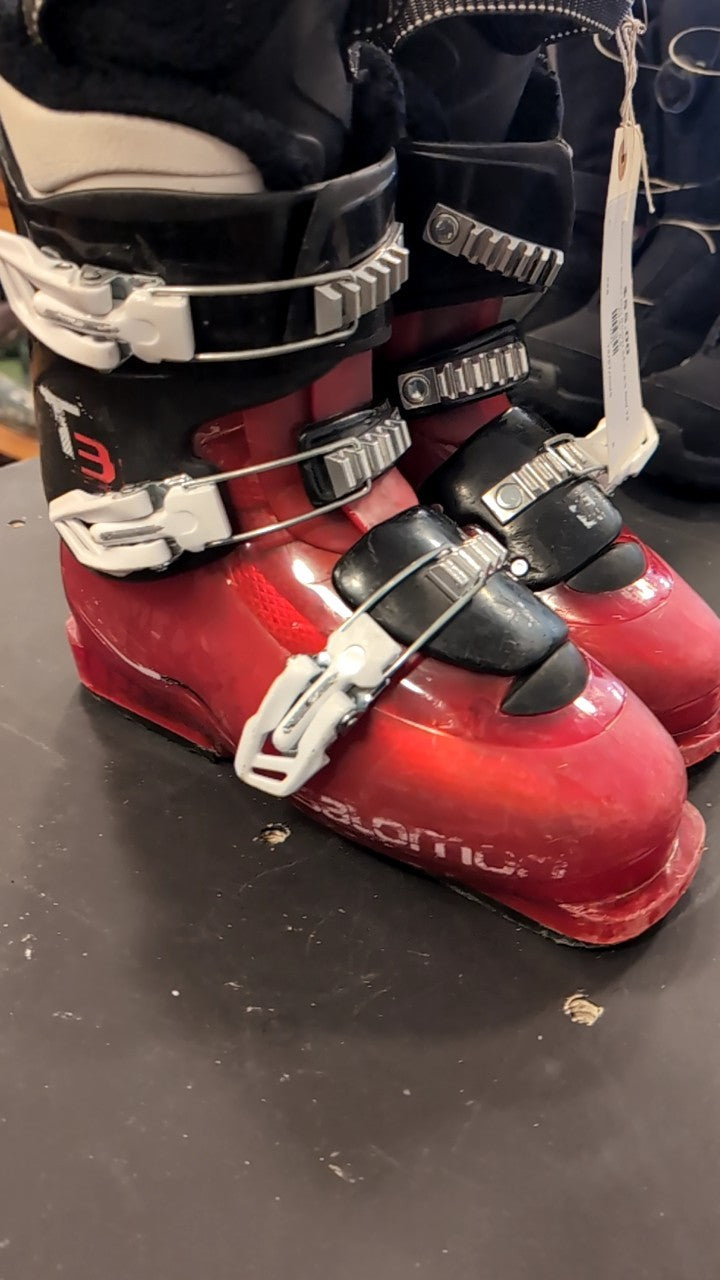 Salomon Shoes (Ski Boots) 24.5/ 6.5 Red T3