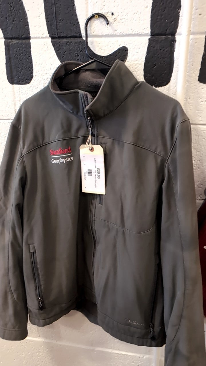 LL Bean JAcket L Grey Stanford Geophysics