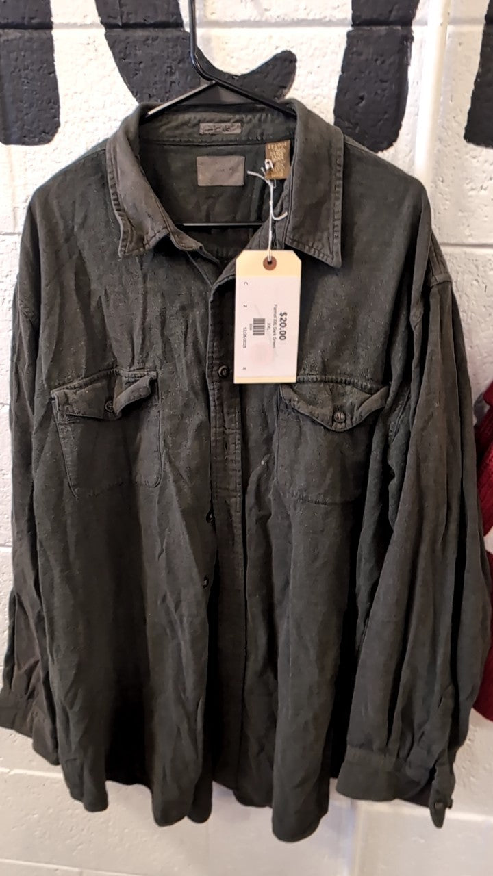 Flannel XXL Dark Green