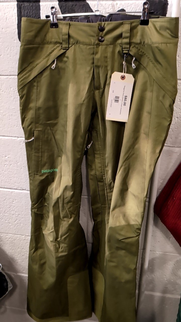 Patagonia Pants (Snow) L Green Snowbelle