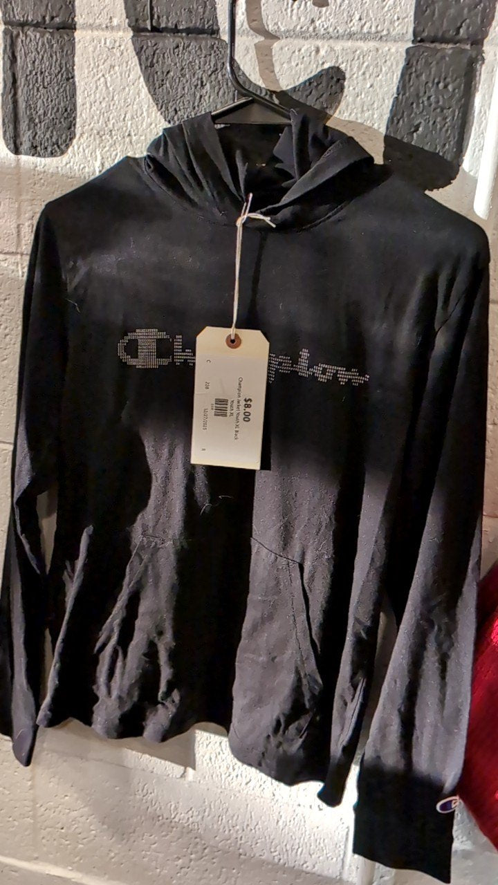 Champion Jacket Youth XL Black