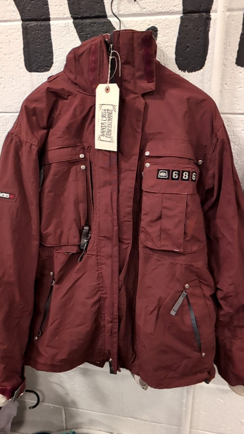 686 Jacket (Snow) M Red