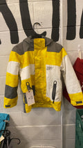 Obermeyer Renegade Jacket (Snow) Youth 12 Yellow/White