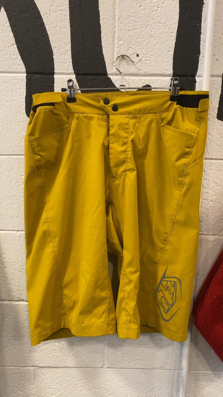Troy Lee Designs Flowline Shorts (Cycling) 36 Yellow