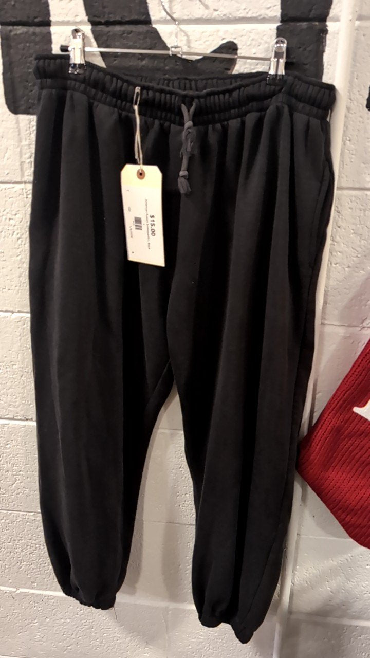 American Fusion Sweatpants L Black