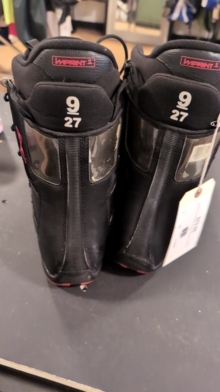 Burton Snowboard Boots 9 Black Progression