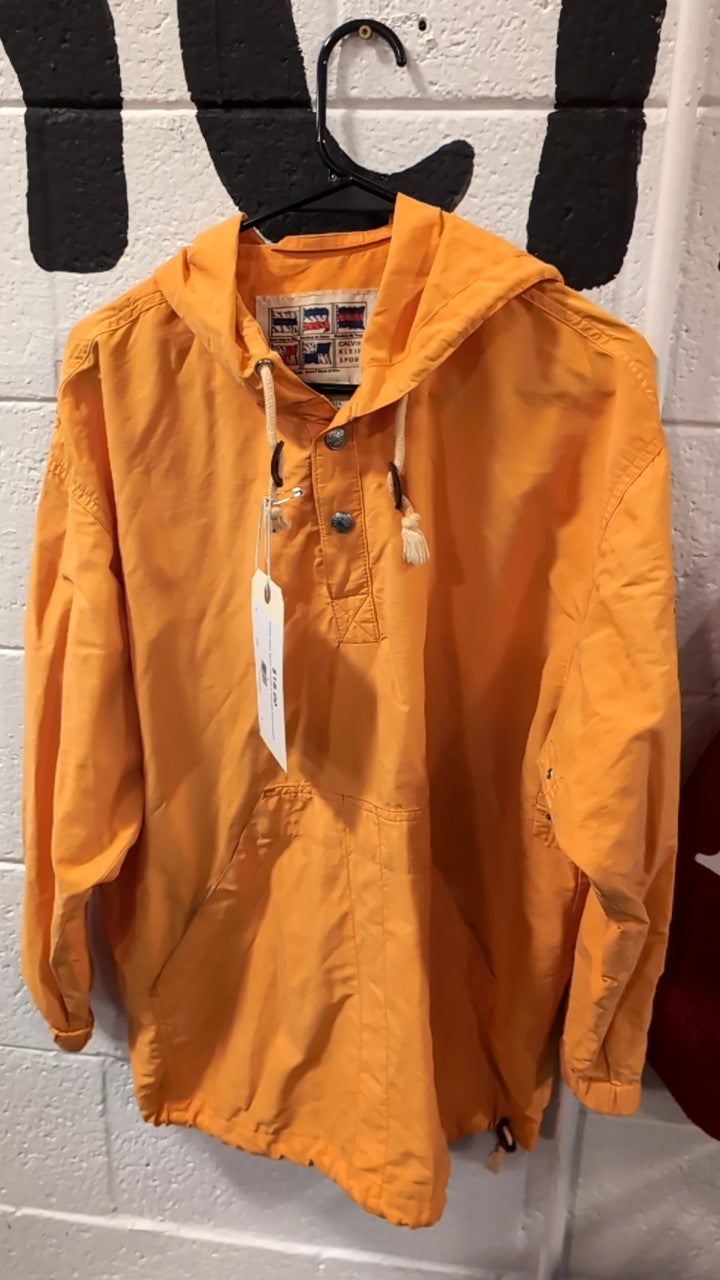 Calvin Klein Sport Hoodie S Orange Lightweight