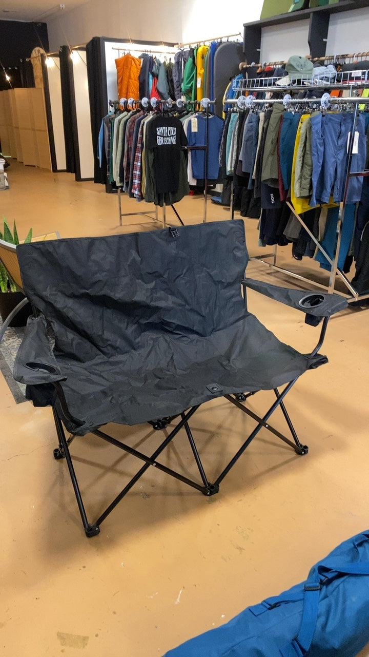 Leed's Two Person Camping (Chair) Black
