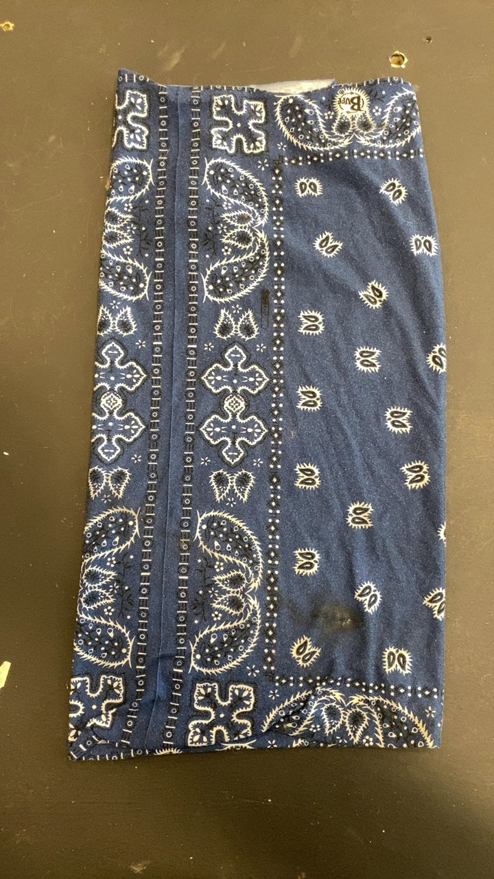 Buff Paisley Neck Gator Blue