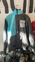 Moment Snowboard Jacket (Snow) XL Grey/Blue/Yellow