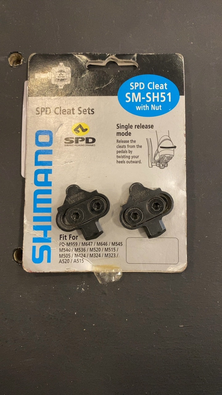 Shimano SM-SH51 SPD Cleat Sets Bike Parts (Cleats)