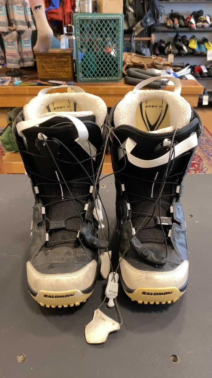 Salomon Solace Snowboard Boots 8 Black/White
