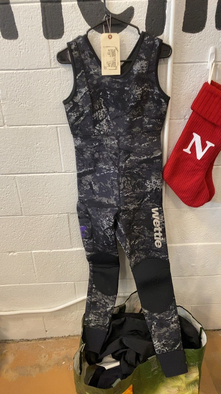 Wettie 5mm Wetsuit (Bottom) M Black Camo