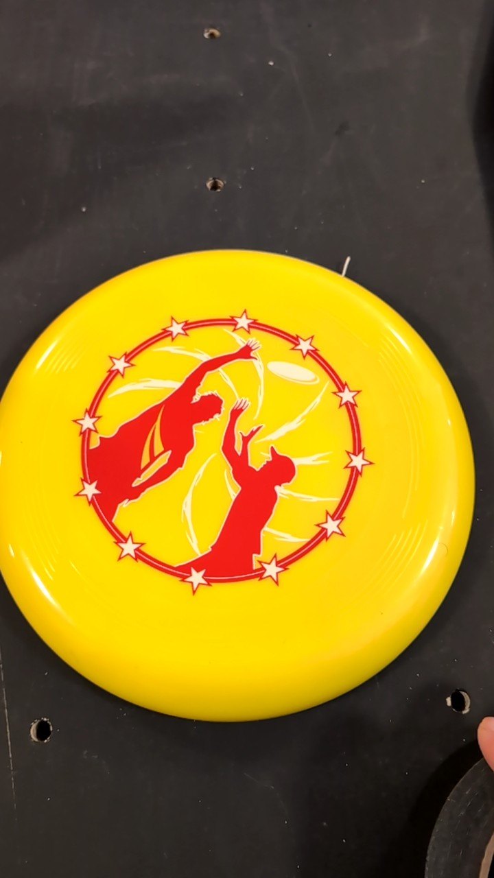 Greenbrier Disk Yellow Red Man
