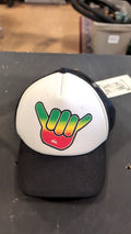 Quicksilver Hat (Snapback) Black/White Shaka