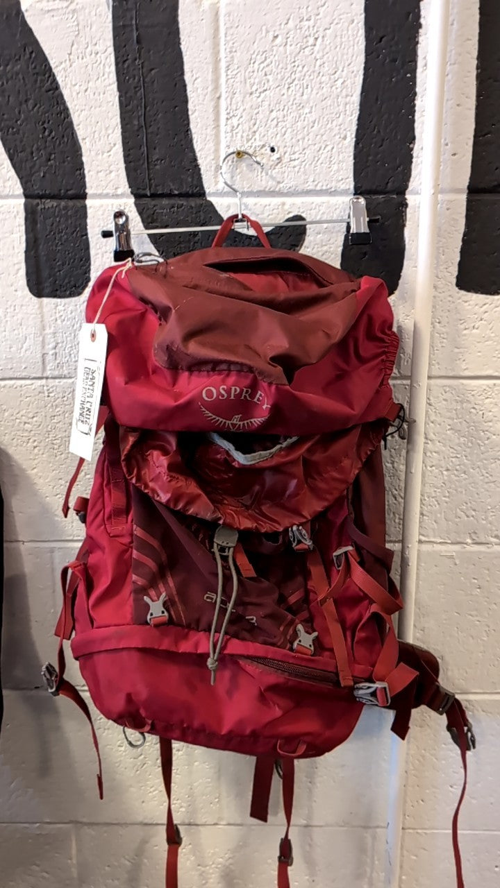 Osprey Backpack Adjustable Red Ace 38L