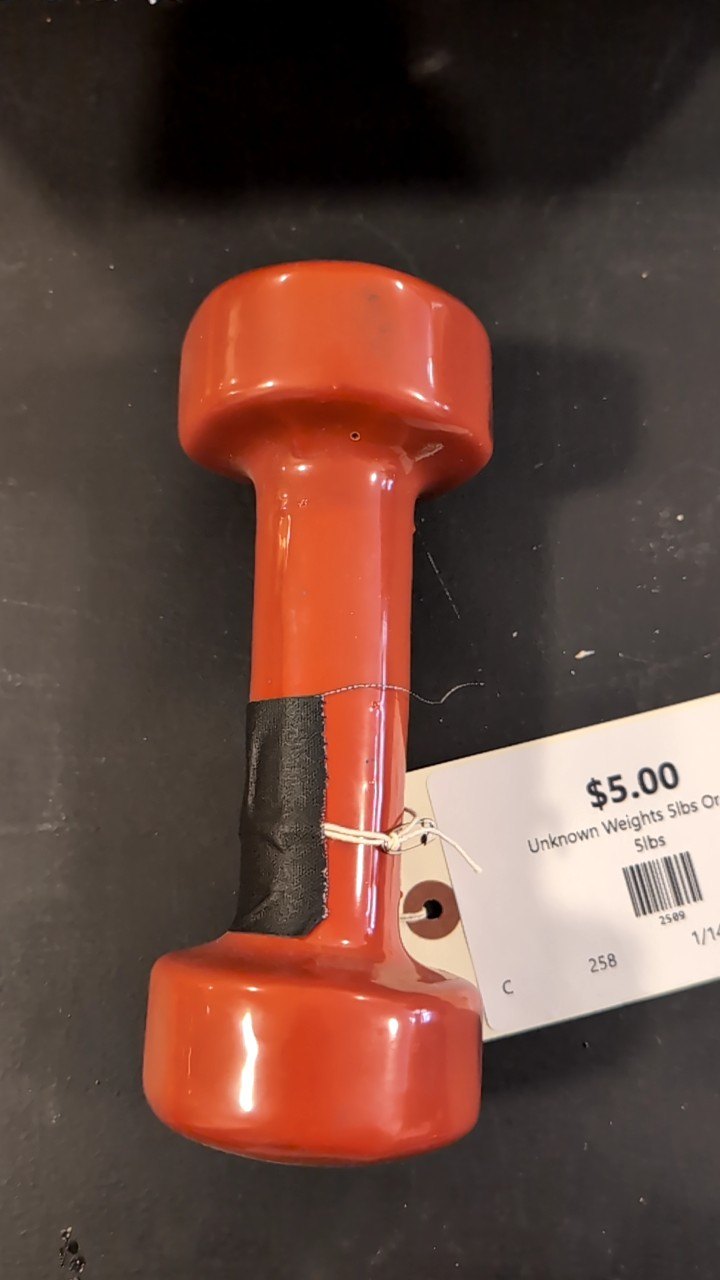 Unknown Weights 5lbs Orange