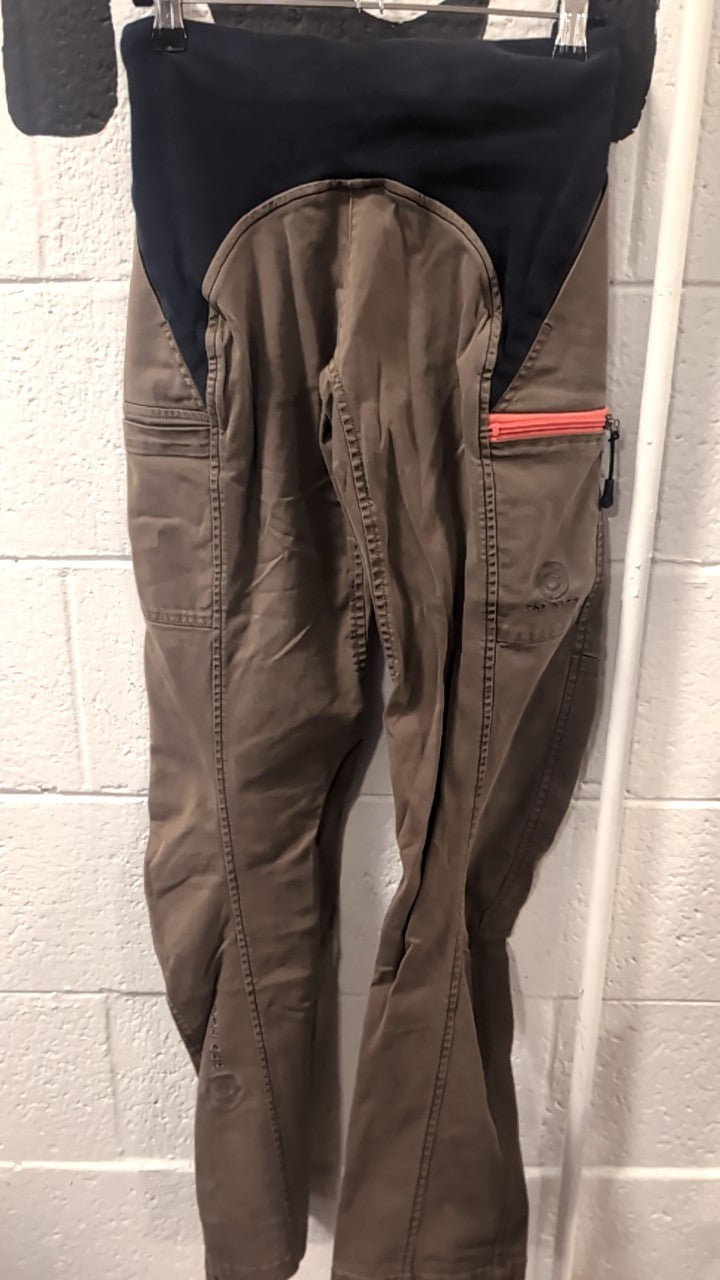 3rd Rock Pants XS Brown/Black Orange Zipper