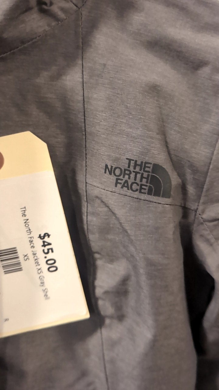 The North Face Jacket XS Gray Shell