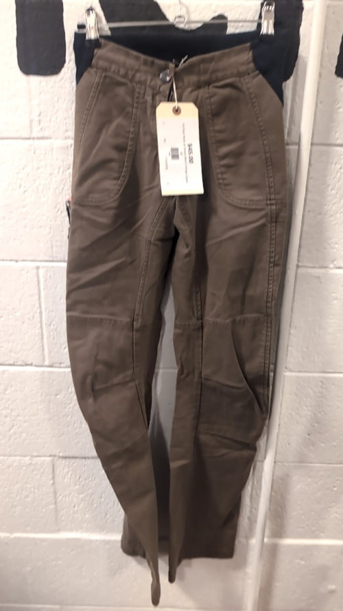 3rd Rock Pants XS Brown/Black Orange Zipper