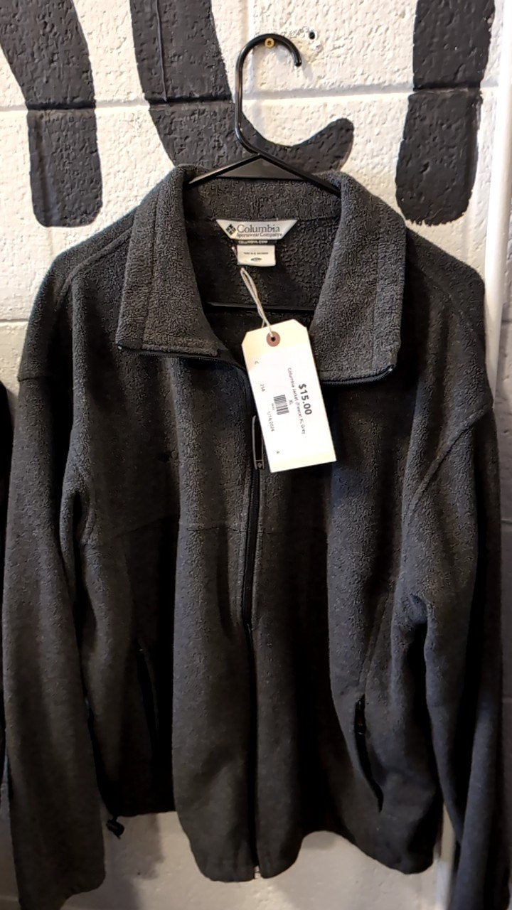 Columbia Jacket (Fleece) XL Grey