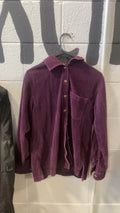 LL Bean Corduroy Longsleeve (Button-Up) XS Purple