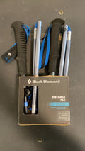 Black Diamond Distance FLZ Poles (Trekking) 95-110cm Black/Blue