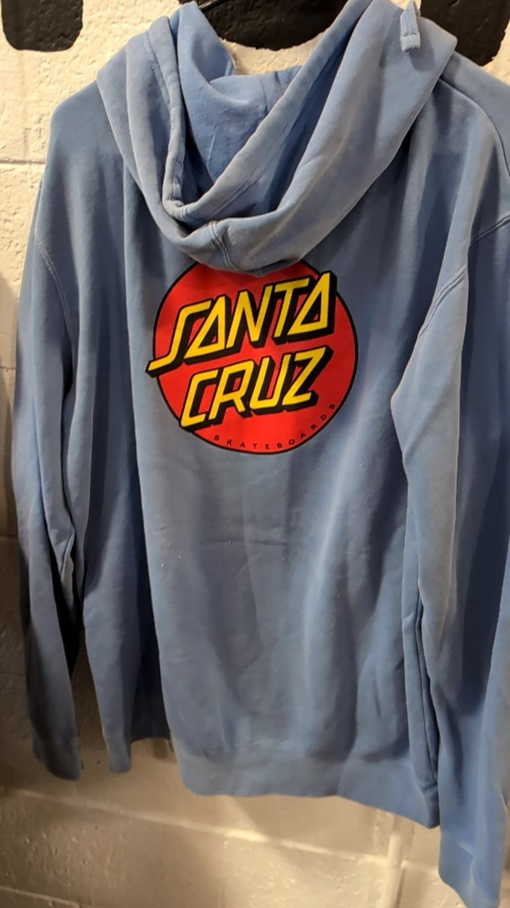 Santa Cruz Hoodie M Blue