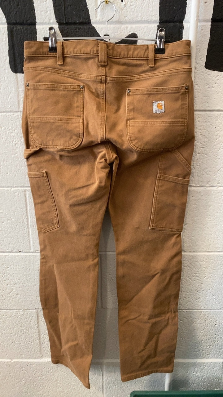 Carhartt Relaxed Fit Double Knee Pants 8 Brown