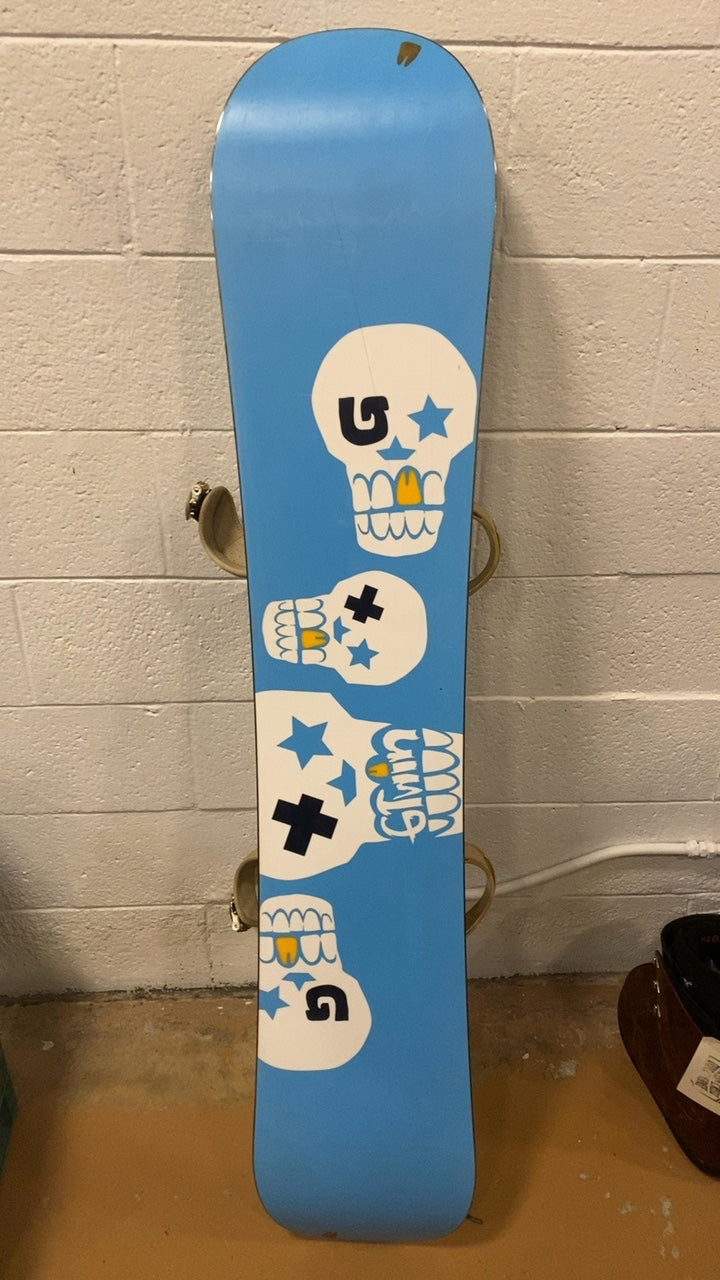 2006 Burton GTwin Snowboard 150cm Blue/Green