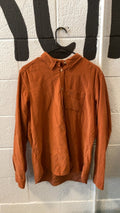 Fjallraven Ovik Cord Longsleeve (Button-Up) W's M Orange