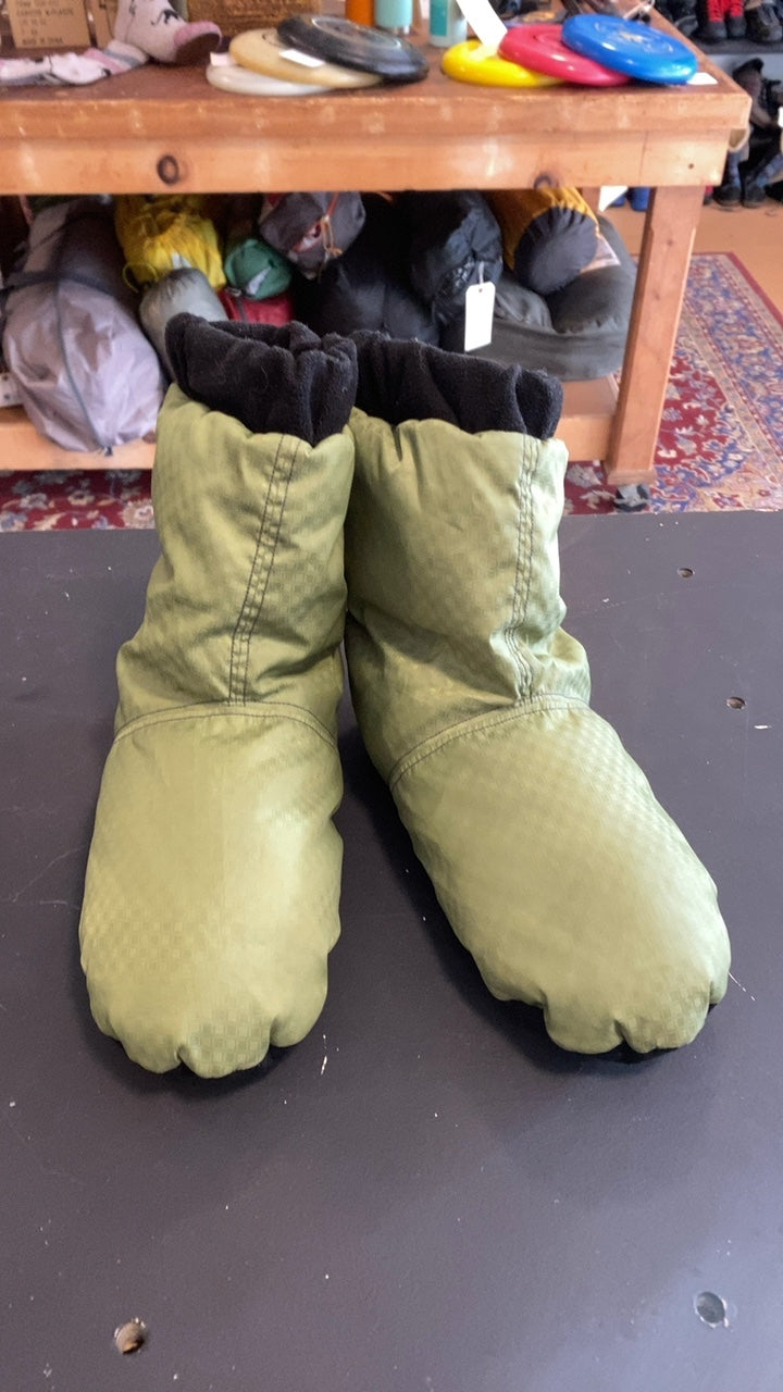 Sierra Designs Down Shoes (Slippers) W's XL Green