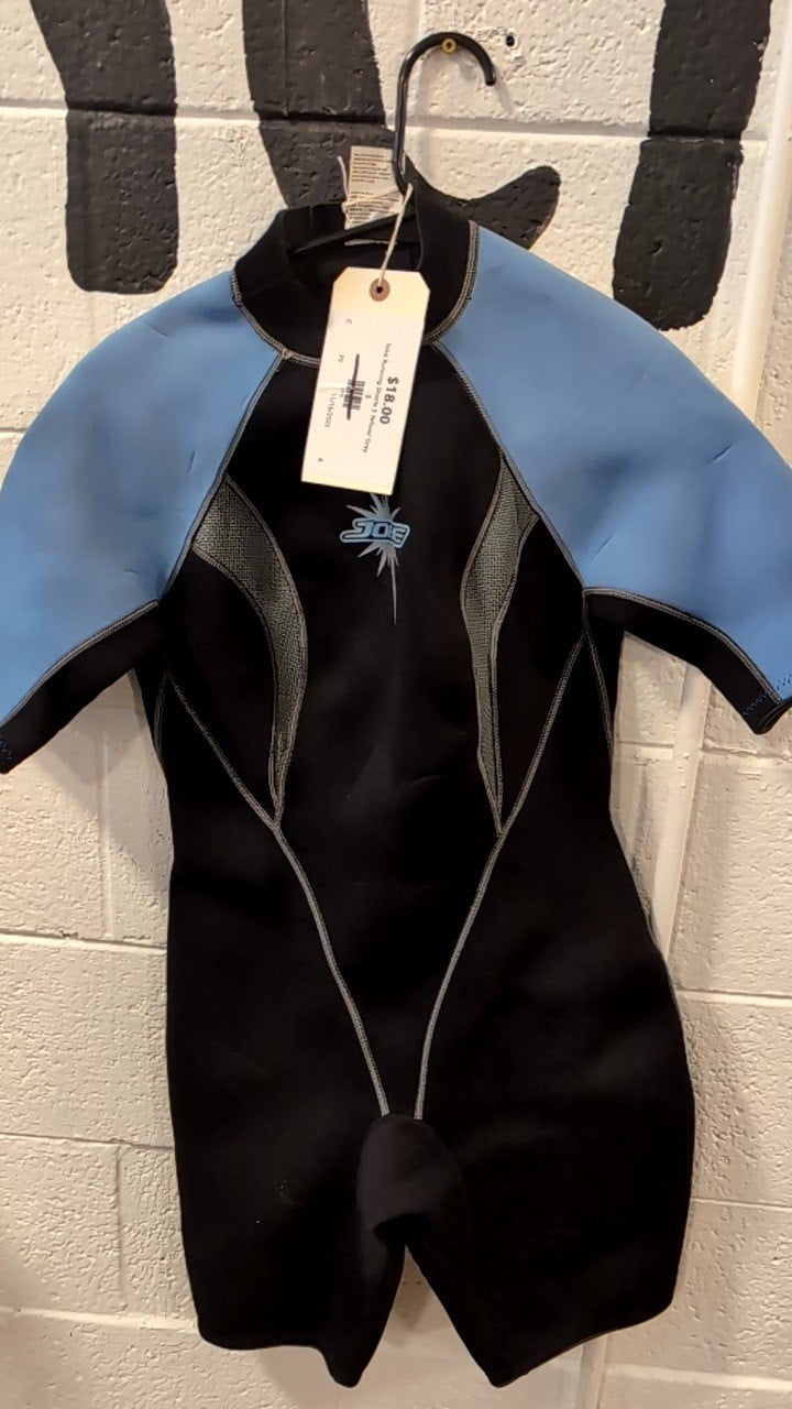 Jobe Sports Wetsuit (Short Sleeve) 11-12 Blue/Black Power Stretch